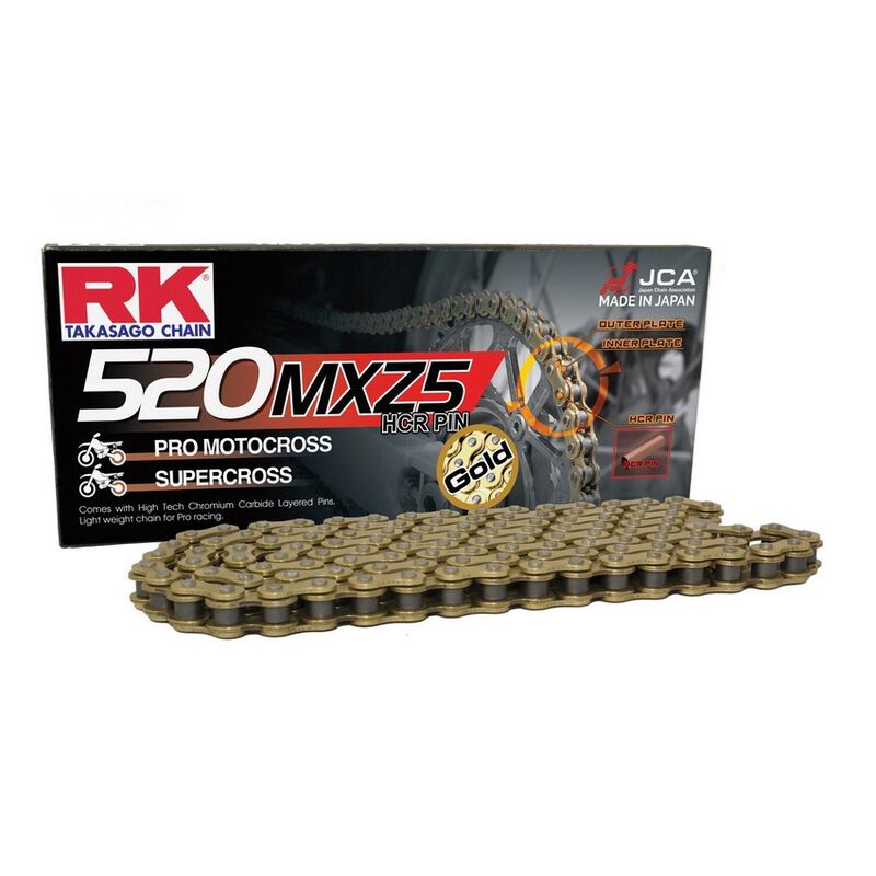 RK CHAIN 520 MXZ5/118 COLOR – mdcparts