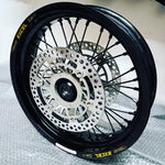 Biting performance double brake disc's