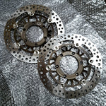 Biting performance double brake disc's