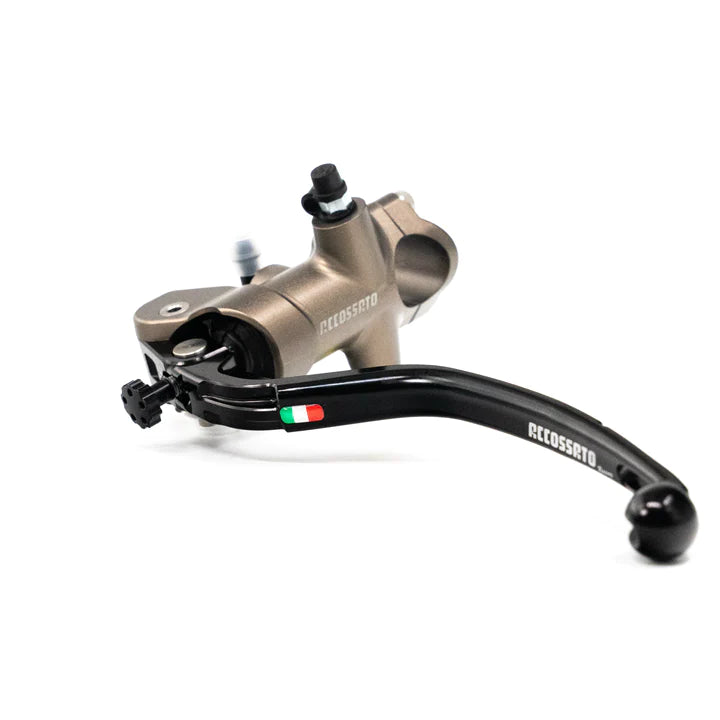 ACCOSSATO Agpp102or-p69129 Plaquette De Frein, Noir, Taille Unique