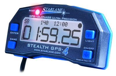 Starlane Stealth GPS-4 Lite Motorcycle Lap Timer