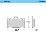 Moto-Master SM Racing GP series for SM Racing caliper