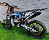 DVR supermoto exhaust KTM SXF SMR 450 mdc parts mdcparts